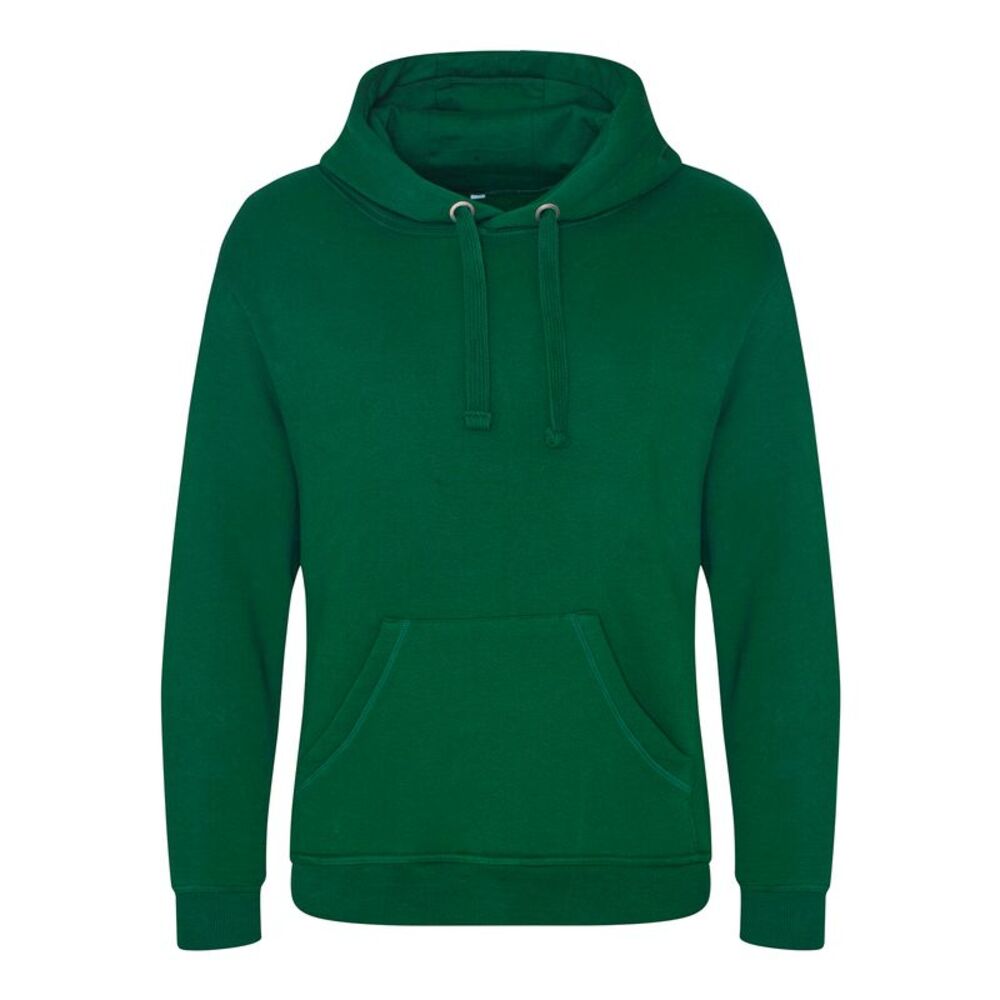 AWDis Just Hoods Mens Graduate Heavyweight Hoodie / Bottle Green
